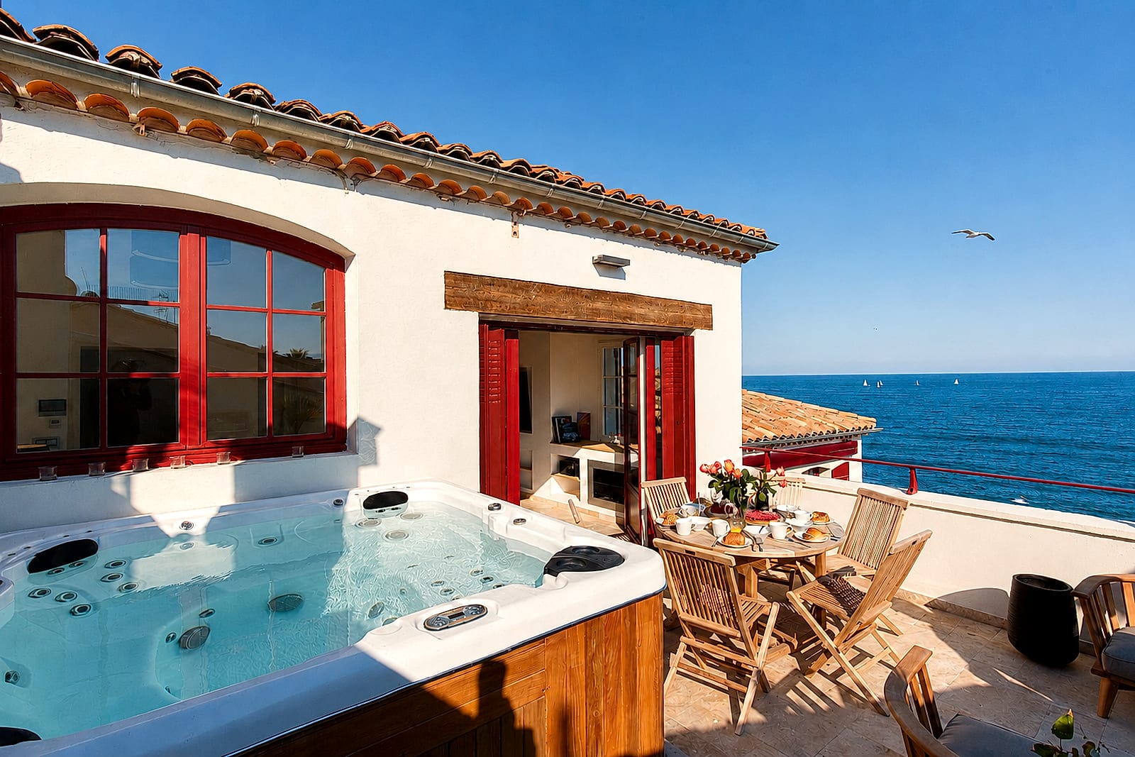 Maison Baieta — The terrace, holiday rental in Old Antibes