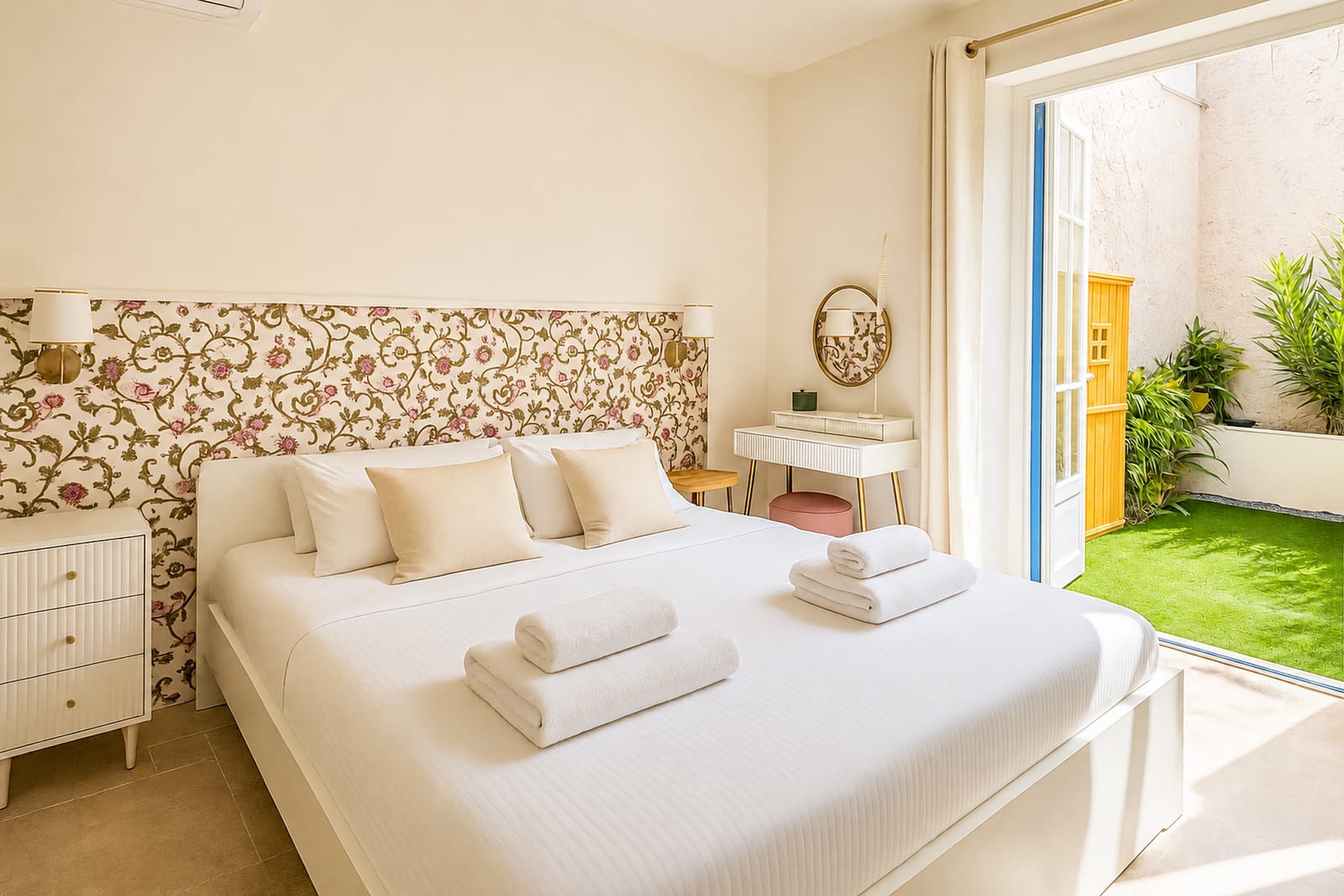 Maison BenEstre — The bedroom, holiday rental in Old Antibes