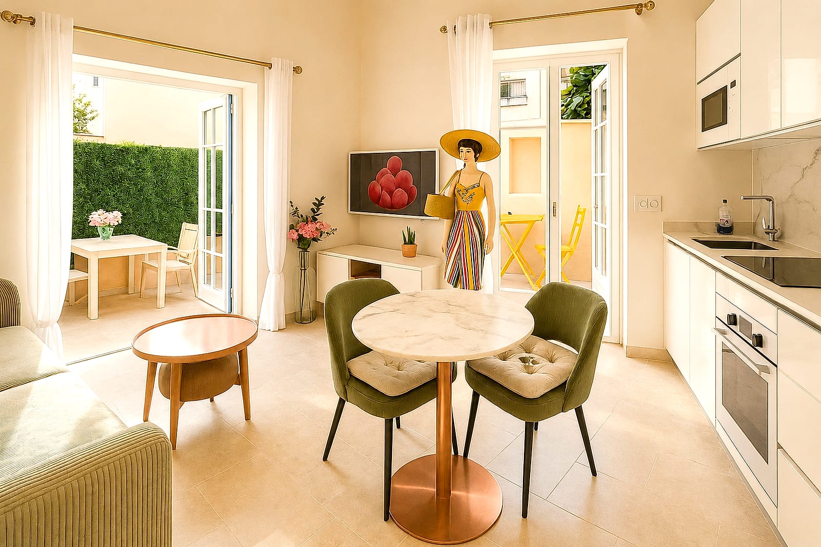 Maison BenEstre — The living room, holiday rental in Old Antibes
