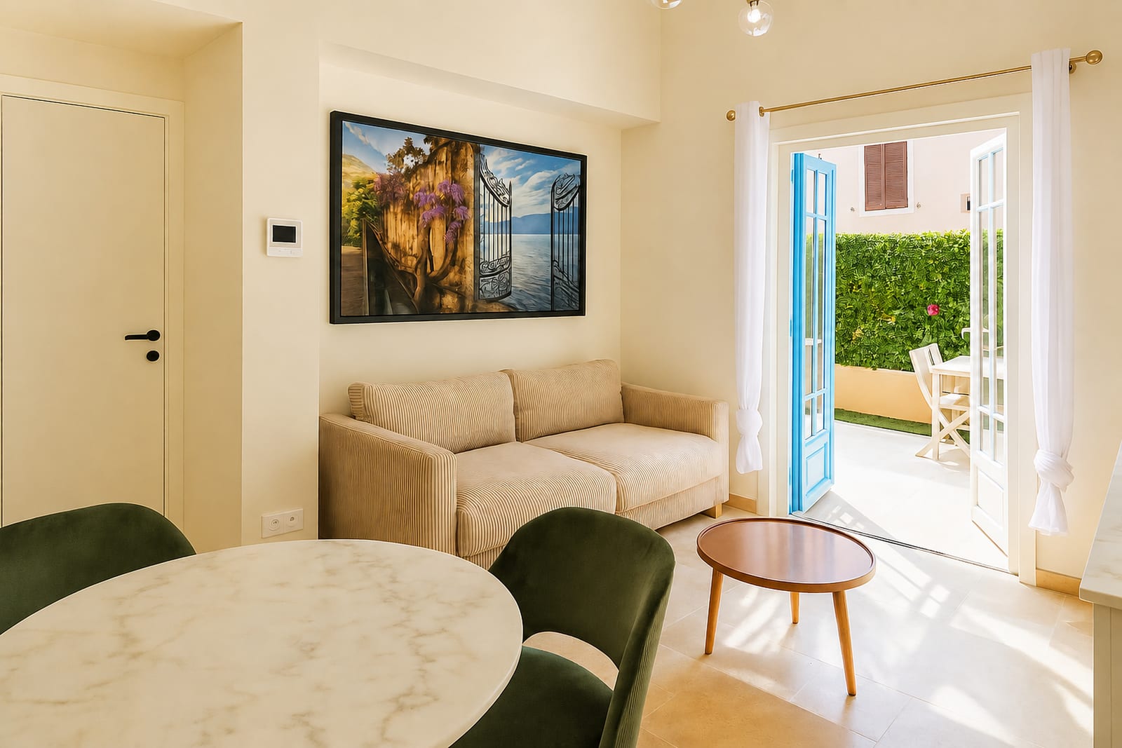 Maison BenEstre — The living room, holiday rental in Old Antibes