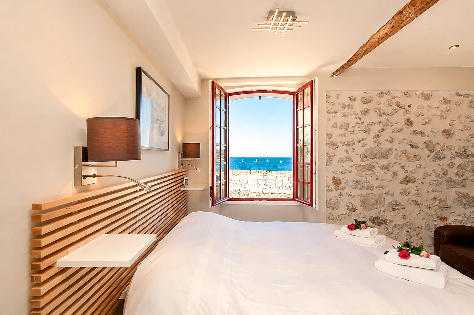 Maison Marina — Master bedroom I, holiday rental in Old Antibes