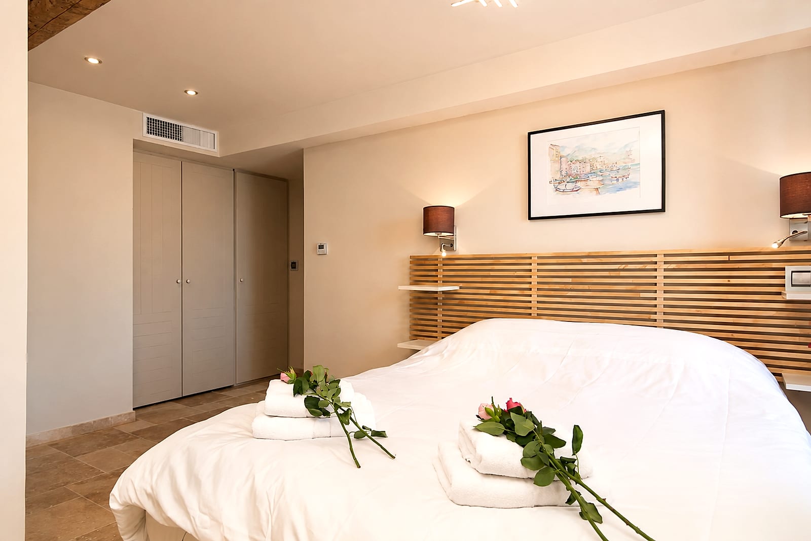 Maison Marina — Master bedroom I, holiday rental in Old Antibes