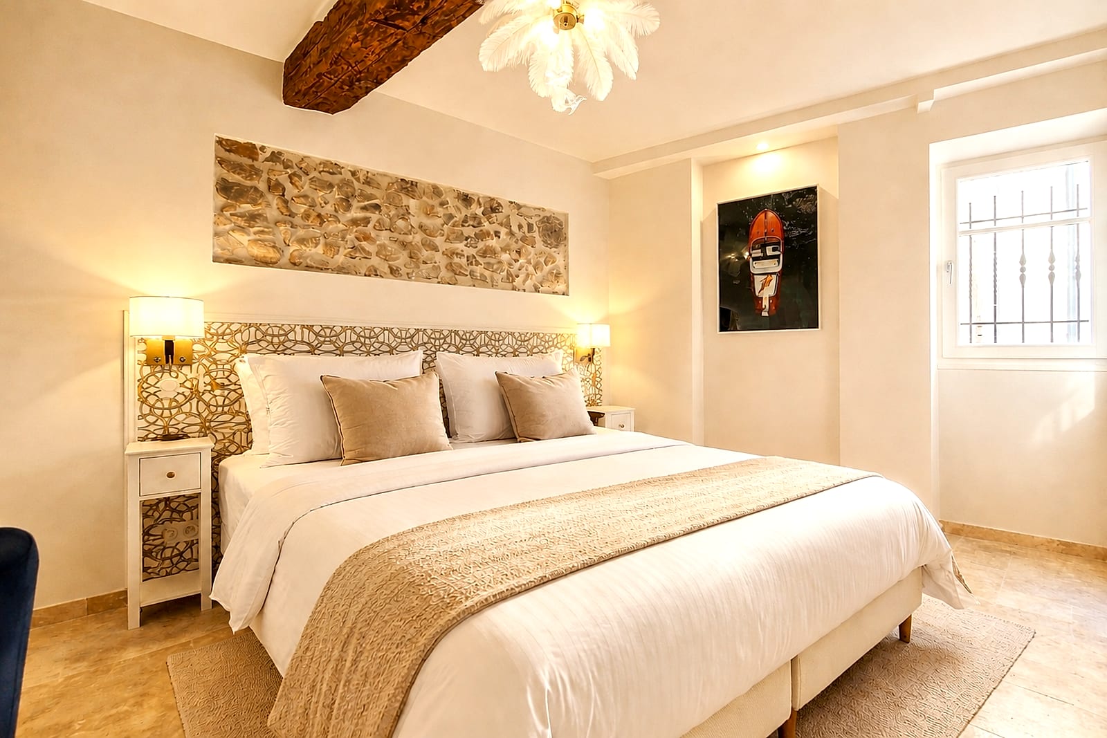 Maison Soleiha — Master bedroom I, holiday rental in Old Antibes