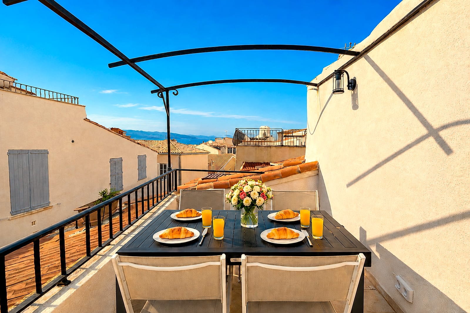 Maison Soleiha — The terrace, holiday rental in Old Antibes